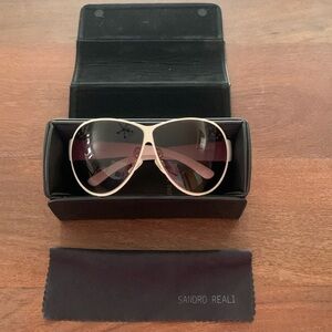 Sandro Reali, white sunglasses in box